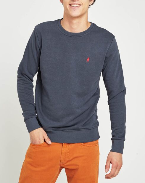 Sweat col rond gris